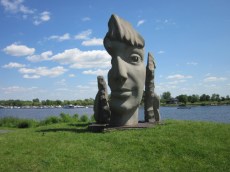 sculpture Monica (1985) by Jules Lasalle in Musée Plein Air de Lachine