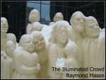 The Illuminated Crowd, sculpture by Raymond Mason