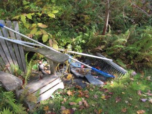 rakes and scooper nets