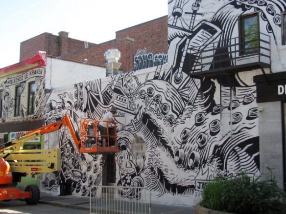 Jason Wasserman (Canada) Montreal Mural Festival 2017