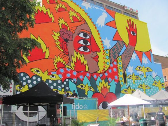 Ricardo Cavolo (Spain), Montreal Mural Festival 2017