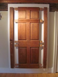 door museum at Moulin de La Chevrotiére, QC