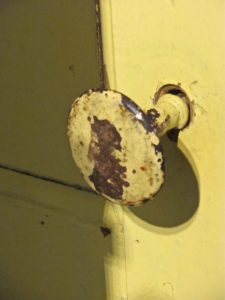 door museum at Moulin de La Chevrotière, QC